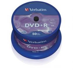 VERBATIM DVD+R AZO 4,7GB, 16x, spindle 50 ks VERBATIM DVD+R AZO 4,7GB, 16x, spindle 50 ks