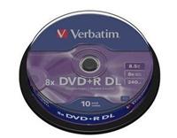 VERBATIM DVD+R DL AZO 8,5GB, 8x, spindle 10 ks VERBATIM DVD+R DL AZO 8,5GB, 8x, spindle 10 ks