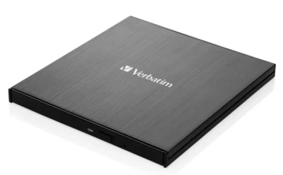 Verbatim Externí CD/DVD Slimline vypalovačka USB-C černá + Nero Verbatim Externí CD/DVD Slimline vypalovačka USB-C černá + Nero