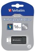 VERBATIM Store 'n' Go PinStripe 16GB USB 2.0 černá VERBATIM Store 'n' Go PinStripe 16GB USB 2.0 černá