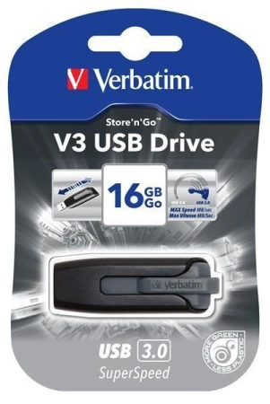 Verbatim Store 'n' Go V3 16GB USB 3.0 černá Verbatim Store 'n' Go V3 16GB USB 3.0 černá