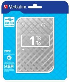 VERBATIM Storen Go 2,5" GEN2 1TB USB 3.0 stříbrný