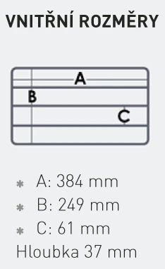 Versus VS 3045 černá rybářská krabička