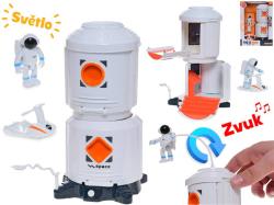Vesmírná výzkumná stanice set s kosmonautem na baterie Světlo Zvuk