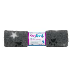 Vetbed protiskluz / Drybed šedá packa a hvězda 75 x 50 cm DELUXE, vlas 30 mm Vetbed protiskluz / Drybed šedá packa a hvězda 75 x 50 cm DELUXE, vlas 30 mm