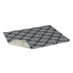 Vetbed protiskluz / Drybed šedá s mřížkou 100 x 75 cm, vlas 30 mm Vetbed protiskluz / Drybed šedá s mřížkou 100 x 75 cm, vlas 30 mm