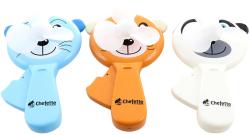 Větráček do ruky zvířátko manuální dětský větrák 3 druhy