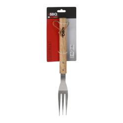 Vidlička grilovací BBQ 46x7cm nerez, dřev.ruk.