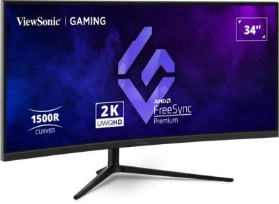 Viewsonic VX3418C-2K zakřivený 34" VA/3440x1440@180Hz/1ms/250cd/2xHDMI/2xDP/Repro/HAS/VESA