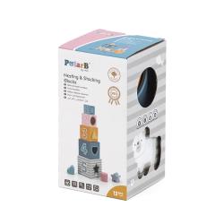 Viga Dřevěná pyramida s číslicemi