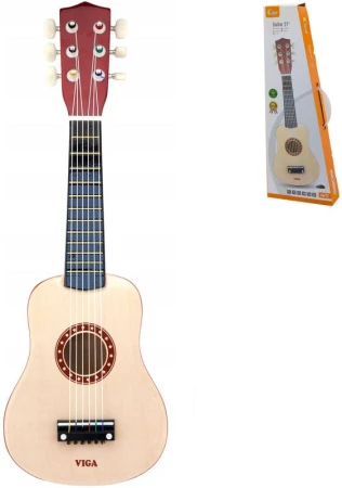 Viga DREVO Gitara natur klasická detská (hudobné nástroje)