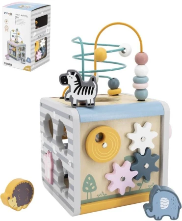 Viga DREVO PolarB Box s baby aktivitami s labyrintom 5v1 (drevená hračka) Viga DREVO PolarB Box s baby aktivitami s labyrintom 5v1 (drevená hračka)