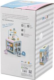 Viga DŘEVO PolarB Box s baby aktivitami s labyrintem 5v1 (dřevěná hračka)