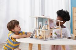 Viga DŘEVO PolarB Chaloupka domeček pro panenky (dřevěná hračka)