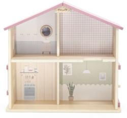 Viga DŘEVO PolarB Domeček pro panenky set s doplňky 16ks