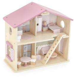 Viga DŘEVO PolarB Domeček pro panenky set s doplňky 16ks