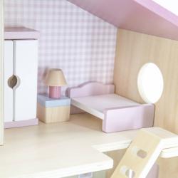 Viga DŘEVO PolarB Domeček pro panenky set s doplňky 16ks