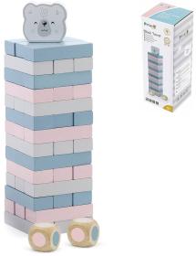 Viga DŘEVO PolarB Hra věž balanční Jenga 54 dílků (dřevěná hračka)