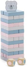 Viga DŘEVO PolarB Hra věž balanční Jenga 54 dílků (dřevěná hračka)