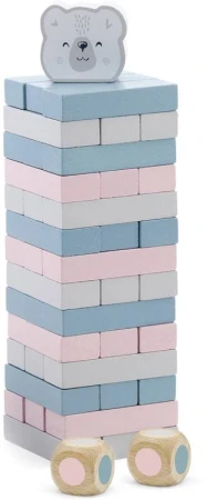 Viga DŘEVO PolarB Hra věž balanční Jenga 54 dílků (dřevěná hračka)