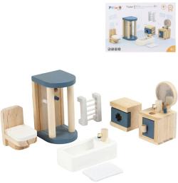 Viga DŘEVO PolarB Nábytek koupelna doplněk do domečku pro panenky