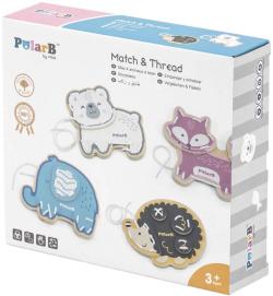 Viga DŘEVO PolarB Provlékací zvířátka (dřevěná hračka)