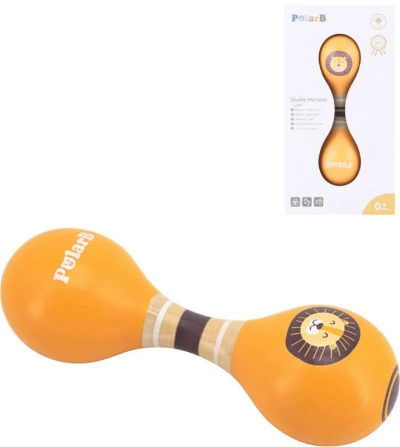 Viga DŘEVO PolarB Rumbakoule baby dvojitá lev (dřevěná hračka) Viga DŘEVO PolarB Rumbakoule baby dvojitá lev (dřevěná hračka)