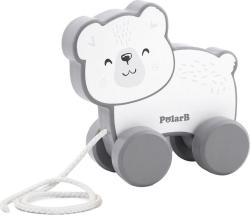 Viga DŘEVO PolarB Tahačka baby lední medvěd tahací (dřevěná hračka)