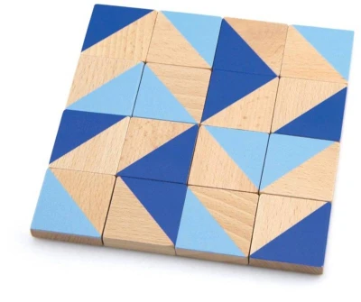 Viga DREVO Tangramy magnetické tvary 40 dielikov puzzle skladačka