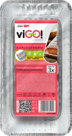Vigo! Miska servírovací 20x11x5cm Al (3ks) Vigo! Miska servírovací 20x11x5cm Al (3ks)