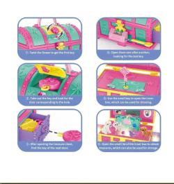 Villa Pokladnička s tajnými klíči mix barev