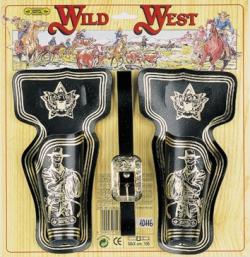 Villa Wild west kovbojský set 3V1 černý Villa Wild west kovbojský set 3V1 černý