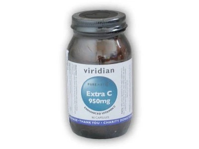 Viridian Extra C 950mg 90 kapslí (Vitamín C 950mg) Viridian Extra C 950mg 90 kapslí (Vitamín C 950mg)