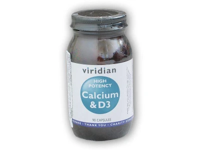 Viridian High Potency Calcium,D3 90cps Viridian High Potency Calcium,D3 90cps