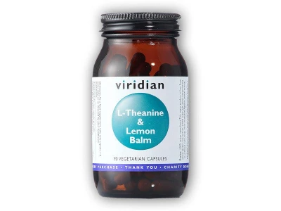 Viridian L-Theanine + Lemon Balm 90 kapslí Viridian L-Theanine + Lemon Balm 90 kapslí