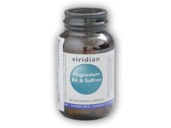 Viridian Magnesium B6 + Saffron 60 kapslí Viridian Magnesium B6 + Saffron 60 kapslí