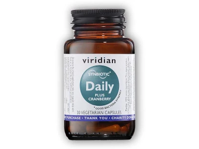 Viridian Synerbio Daily + Cranberry 30 kapslí Viridian Synerbio Daily + Cranberry 30 kapslí