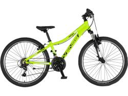 Visitor Venssini Parma X100 ALU 24 zelené juniorské kolo + blikačky zdarma Visitor Venssini Parma X100 ALU 24 zelené juniorské kolo + blikačky zdarma