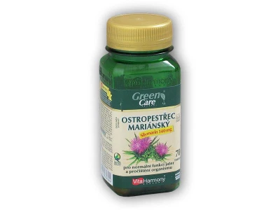 VitaHarmony Ostropestřec mariánský Silymarin 70 tablet VitaHarmony Ostropestřec mariánský Silymarin 70 tablet