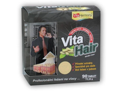 VitaHarmony Vita Hair vlasový stimulátor pre mužov 90 tab VitaHarmony Vita Hair vlasový stimulátor pre mužov 90 tab