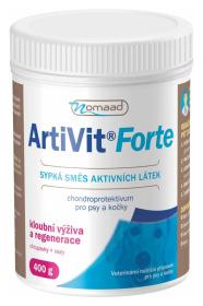 Vitar veterinae Artivit Forte prášek 400 g Vitar veterinae Artivit Forte prášek 400 g