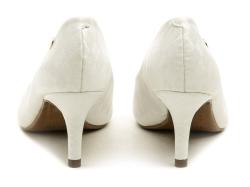 Vizzano 1185-802 bílé dámské lodičky na podpatku