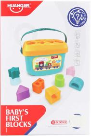 Vkládačka baby set kyblík vkládací + 16 kostek plast Vkládačka baby set kyblík vkládací + 16 kostek plast