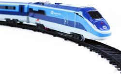 Vlak České dráhy set lokomotiva + 2 vagóny s kolejemi na baterie Světlo Zvuk