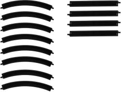 Vlak s kolejemi Mini RegioJet Naše železnice lokomotiva + 2 vagony na baterie