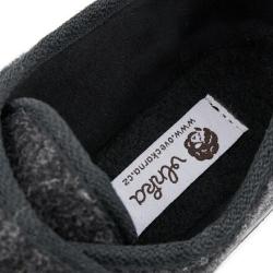 Vlnka Bačkory z vlněného filcu na suchý zip - tmavě šedá POUZE EU 36 (VÝPRODEJ)