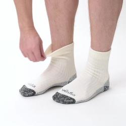 Vlnka Ovčí ponožky merino se zdravotním lemem 3 ks Krémové