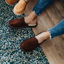 Vlnka pánské letní kožené pantofle - tmavě hnědá POUZE EU 43 (VÝPRODEJ)