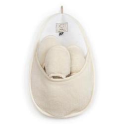 Vlnka Sada pantoflí pro hosty – Přírodní Bílá (VÝPRODEJ) Vlnka Sada pantoflí pro hosty – Přírodní Bílá (VÝPRODEJ)