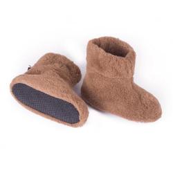Vlnka TV bačkory z ovčí vlny hnědé POUZE EU 41-42 (VÝPRODEJ)